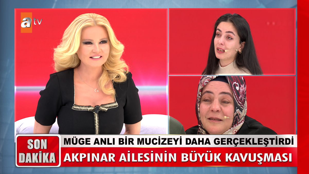 35 yıllık hayal bir günde gerçek oldu. Akpınar ailesinin büyük kavuşması... #MügeAnlıİleTatlıSert #MügeAnlı atv