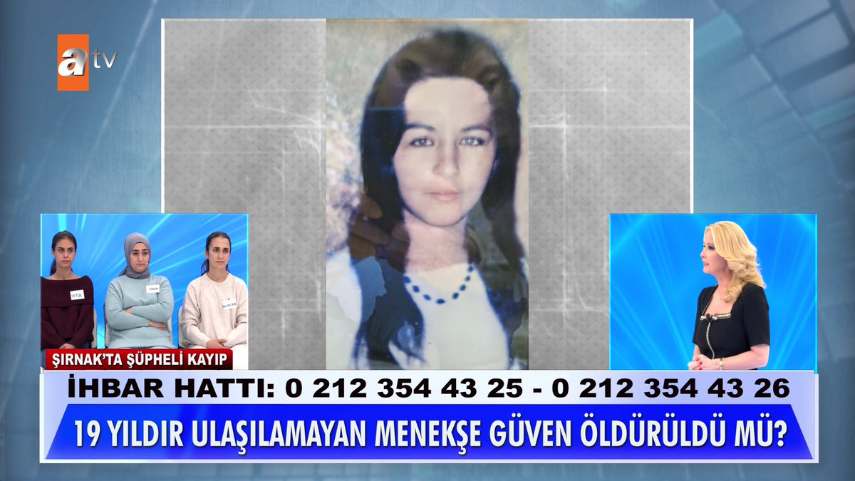 19 yıldır ulaşılamayan Menekşe Güven öldürüldü mü? #MügeAnlıİleTatlıSert #MügeAnlı atv