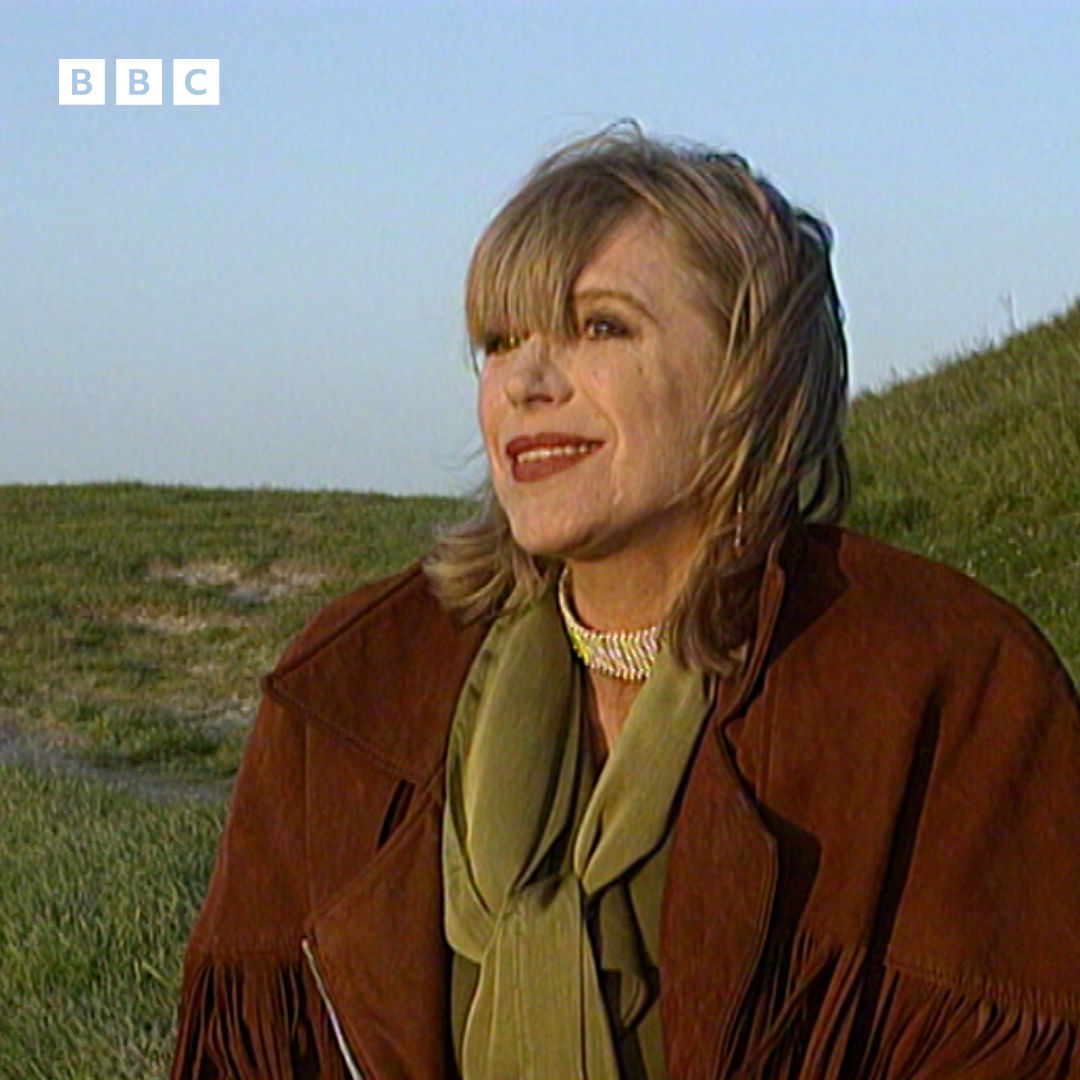 Singer and actress Marianne Faithfull has died, at the age of 78. In 1993, she revisited the walk from her father's house to her mother's house, along the Ridgeway between Oxfordshire and Berkshire. Along the way, she reflected on her life and the landscape she loved.