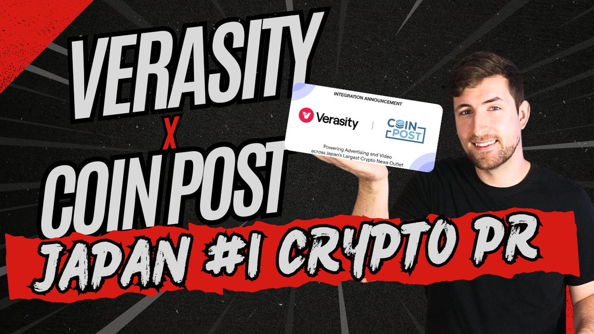 Verasity & CoinPost Partner to Revolutionize Digital Advertising! $VRA @VerasityTech