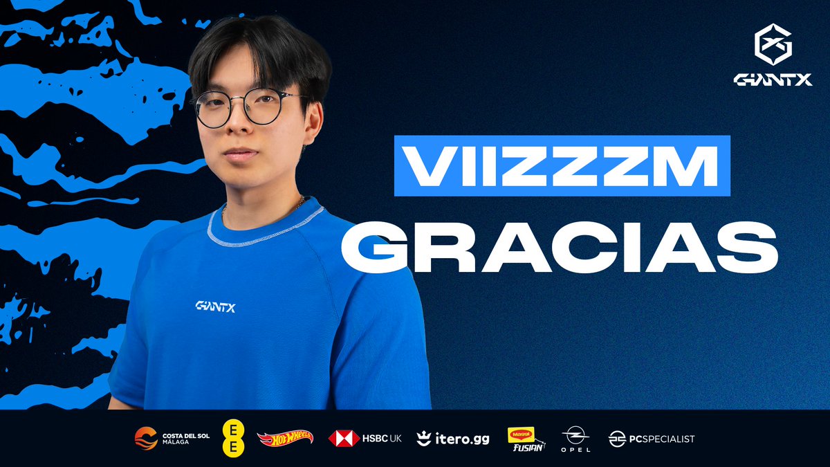 Hoy nos toca despedirnos de ViiZzzm Te deseamos muchísima suerte en tu futuro y te agradecemos todas las alegrías que has dado a este club 💙 #WeAreGIANTX