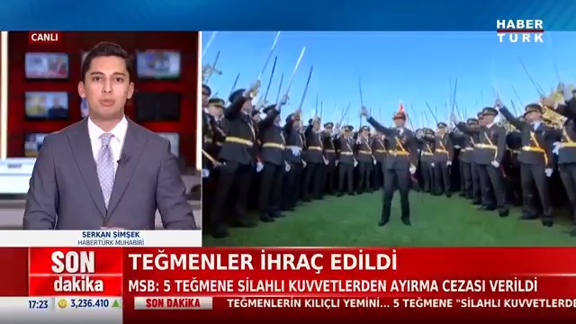 #SONDAKİKA - Teğmenler ihraç edildi... MSB: "5 teğmene silahlı kuvvetlerden ayırma cezası verildi."