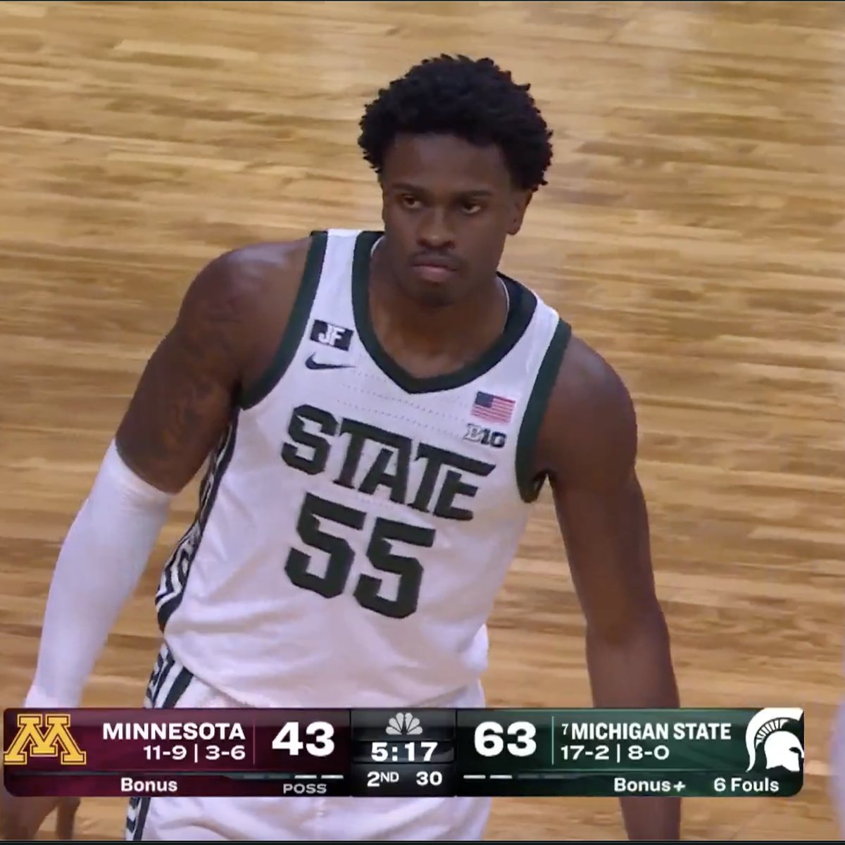 Every Michigan State game is box office with Coen Carr. 🎟️ 🎥 CBS, Big Ten Network | @BigTen
