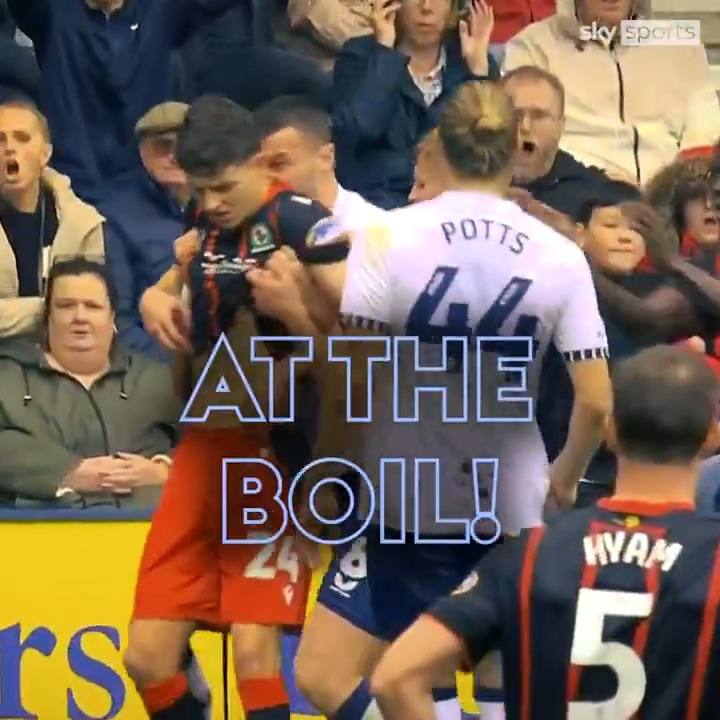 Last time out in the Lancashire derby between Blackburn and Preston North End... Milutin Osmajic did this to Owen Beck 👀😬 Watch round two on Sky Sports Main Event and Sky Sports Football from 19:30 📺