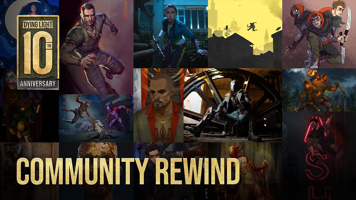What an incredible journey it’s been throughout these 10 years of the Dying Light franchise! We wouldn't be here without you, so thank you! Now, let's take a look at the Dying Light: Community Rewind we've prepared specially for this occasion! #DyingLight #DyingLight2