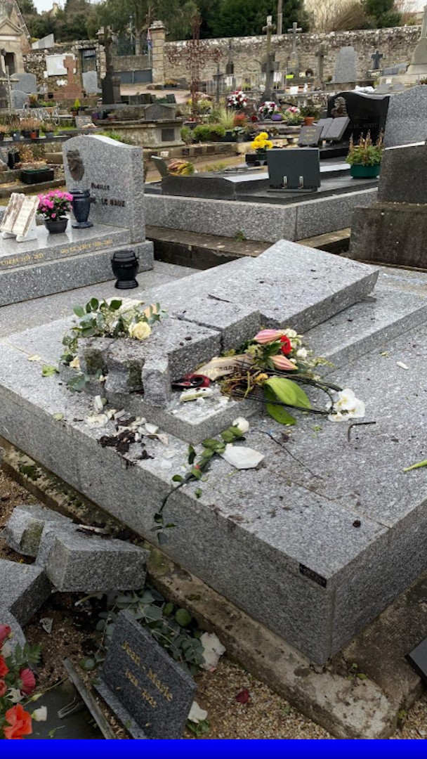 La tombe de Jean-Marie Le Pen dégradée dans le cimetière de La Trinité-sur-Mer
