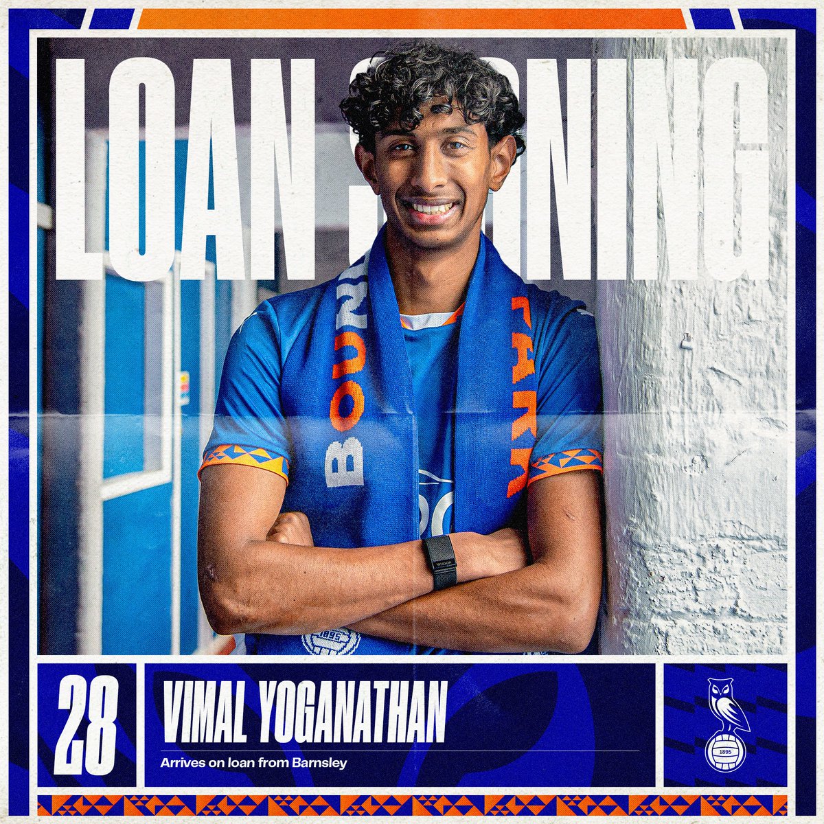 🤝 Vimal joins us on loan from Barnsley. #oafc