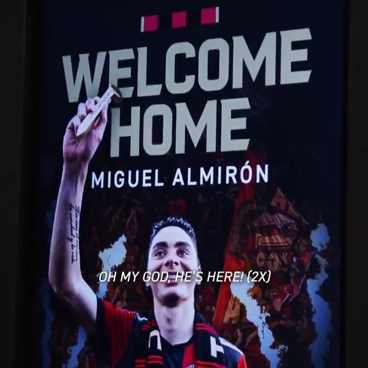 🗣️ "Miggy left but his heart always remained in Atlanta." Estás en casa, Miguel Almiron ⭐️