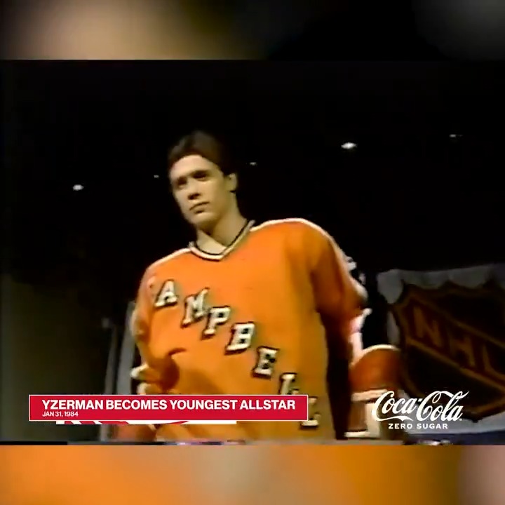 #OTD in 1984: Rookie Steve Yzerman (18 years, 9 months) becomes the youngest player to appear in an NHL All Star game.