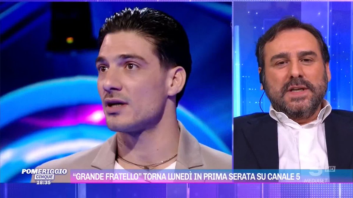 #GrandeFratello, Davide Maggio: "Lorenzo è un concorrente assetato di fama e visibilità" #Pomeriggio5