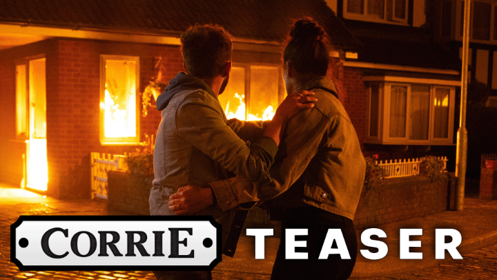 We're not on this evening, but here's a little teaser of what's to come on Monday 🔥 🚒 🎇 Catch all the latest episodes on ITVX: #Corrie ITVX