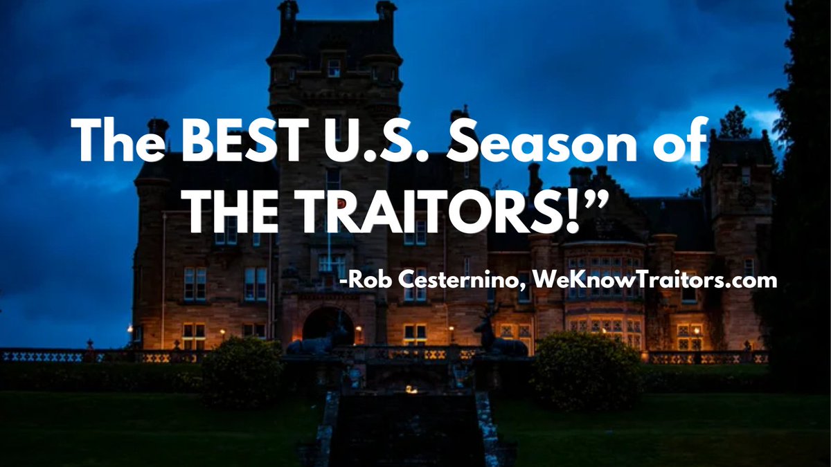 I said what I said! #TheTraitorsUS