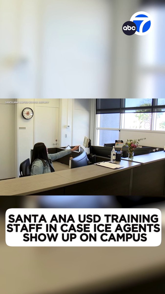 The Santa Ana Unified School District put together a tutorial to prepare staff for the possibility of ICE officers showing up on campus. District officials say students and their parents are fearful amid the recent immigration changes.