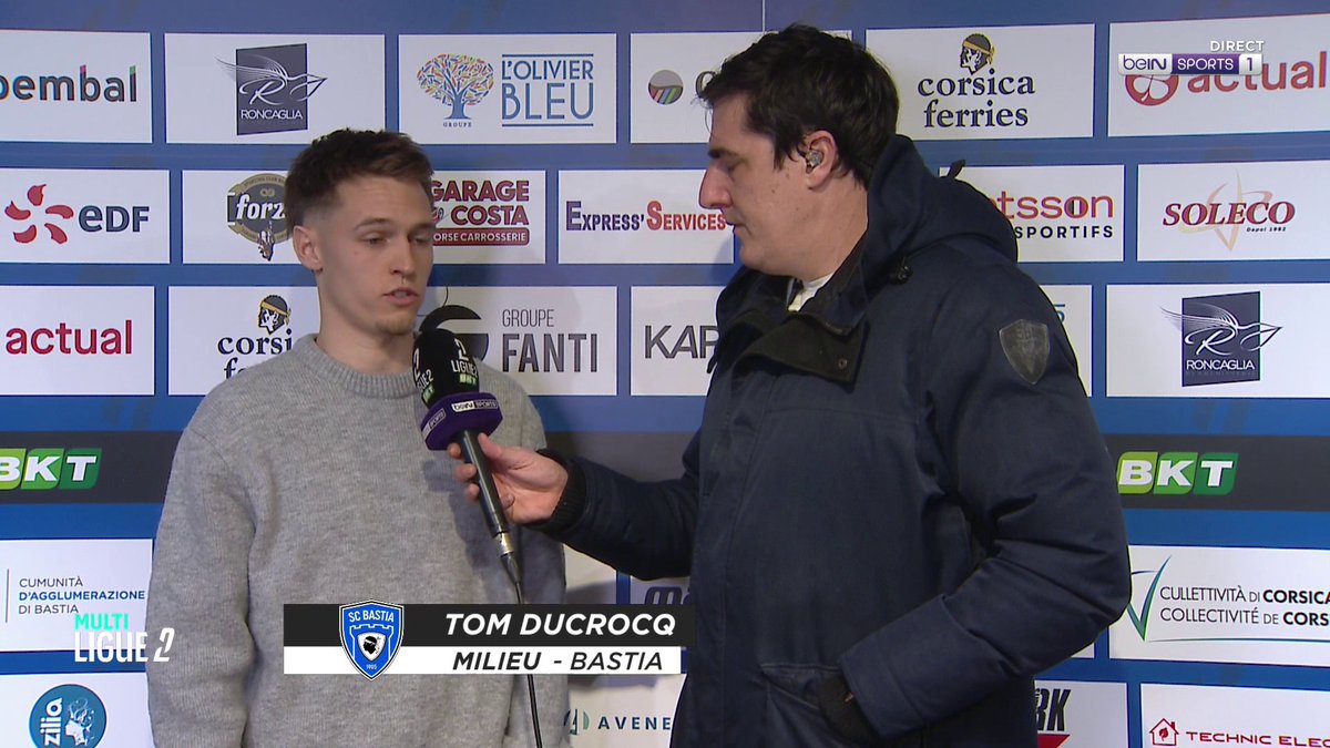 [📺LIVE] ⚽️ #Ligue2BKT 💬 Tom Ducrocq (SC Bastia) : "Le Sporting est le club qui m'a fait confiance. Je me sens redevable" #beINLIGUE2 #SCBFCM