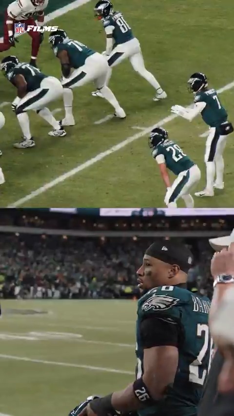 .Saquon Barkley and the bench popped off for Will Shipley's 1st NFL TD 😅 willshipley1 | Clemson Football