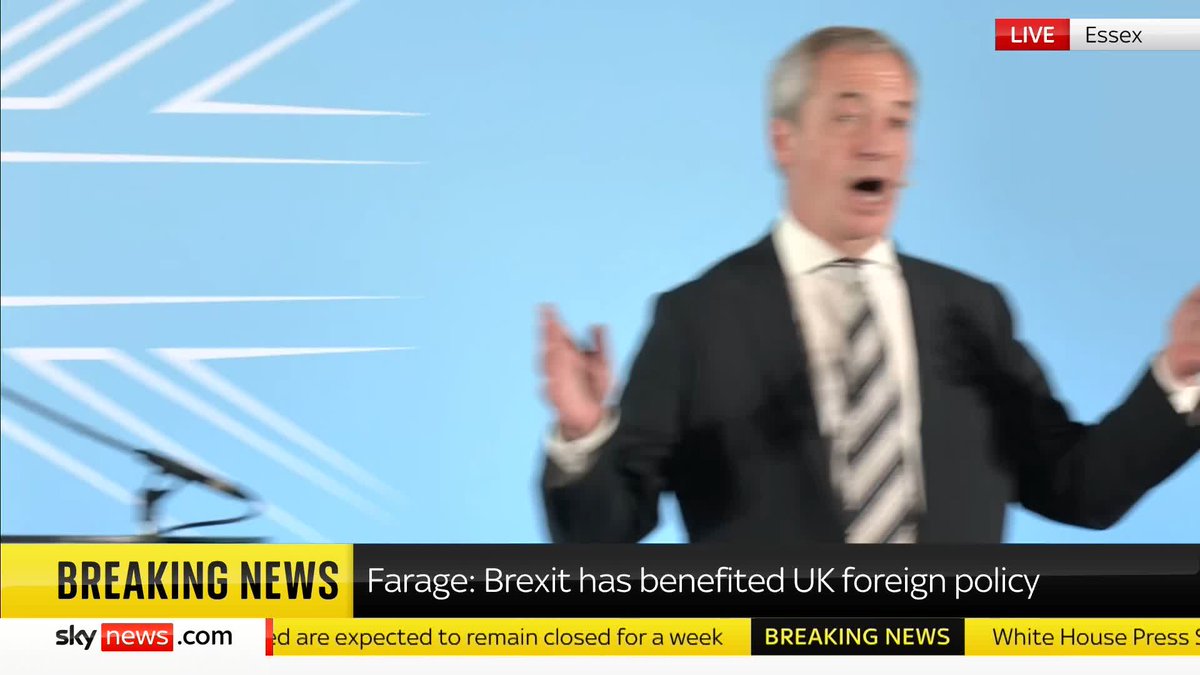 'Well folks I'm back and they won't get away with it' Leader of the Reform UK party, Nigel Farage says people have been 'betrayed' by the Conservatives 📺 Sky 501, Virgin 602, Freeview 233 and YouTube