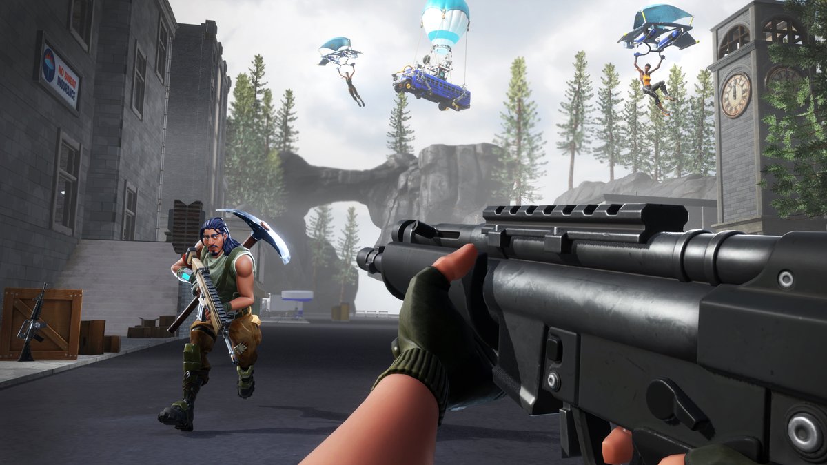 🚨 Realistic TILTED 🪖 🔥 Explore a hyper-realistic Tilted Towers 🎯 Insane killstreaks (Apache, Predator Missile, Bloodhounds, and more!) 🔫 First Person Mode (Train for Ballistic!) 💥 Free For All 🆕 Frequent Updates! Play now: