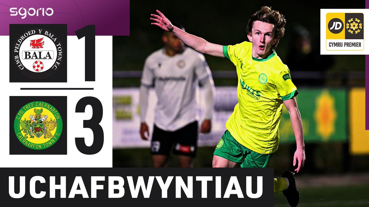 Uchafbwyntiau | Highlights: Bala Town FC 1-3 CPD Tref Caernarfon Town FC #JDCymruPremier
