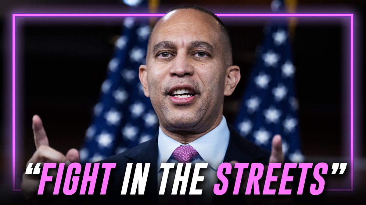 VIDEO: Watch Democrat Leader Hakeem Jeffries Desperately Call For Violence In The Streets Of America To Stop Trump & The New American Renaissance » WATCH/SHARE THE LIVE X STREAM HERE: