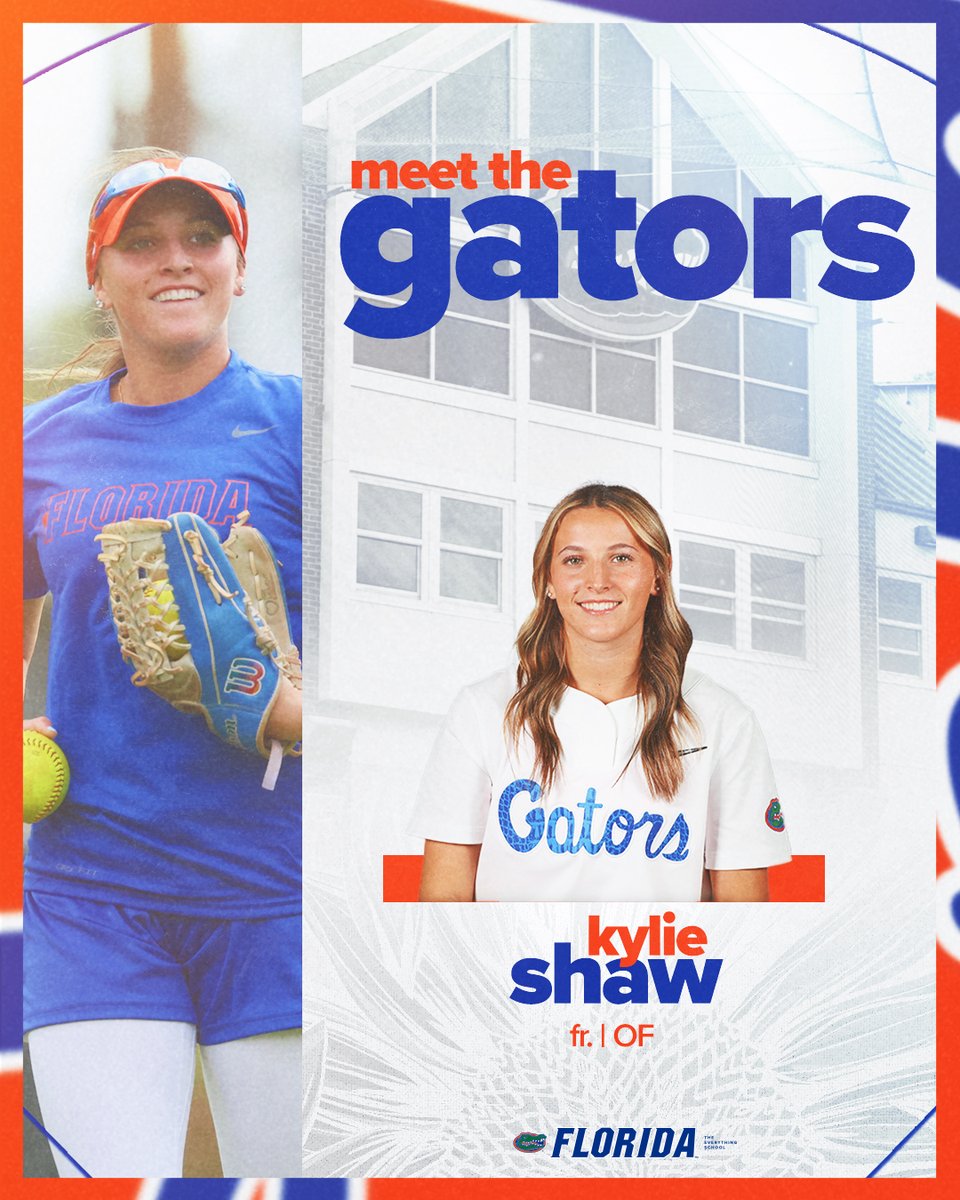 Covering the outfield 👀 Welcome Kylie Shaw, an outfielder, from Estero, FL! Drop a 🐊 if you're excited to see Kylie play! Details ➡️ | #GoGators