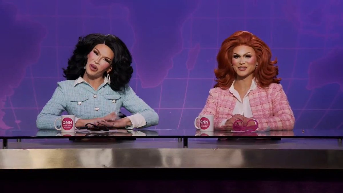.RuPaul's babysitter stopped by QNN with a word! 🎙️ #DragRace Tootsie Scooter Lexi Love Crystal Envy