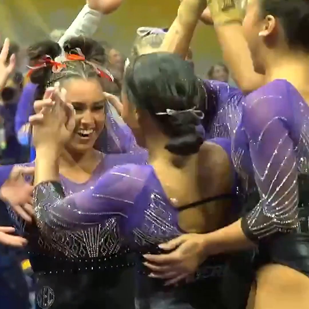 STICK AFTER STICK AFTER STICK AFTER STICK FOR LSU Gymnastics 😤