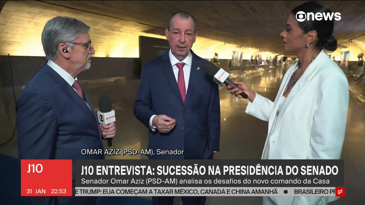 “Isso aí esquece. Não vamos cometer o mesmo erro do passado”, diz o senador Omar Aziz (PSD-AM), sobre possibilidade de anistia aos golpistas do 8 de janeiro. ➡ Assista ao #J10: #GloboNews