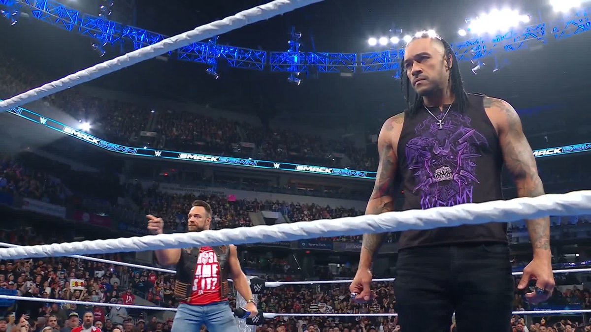 .LA Knight and Damian Priest vs. Tama Tonga and Jacob Fatu?! What do you say, Nick Aldis? 🤔 #SmackDown