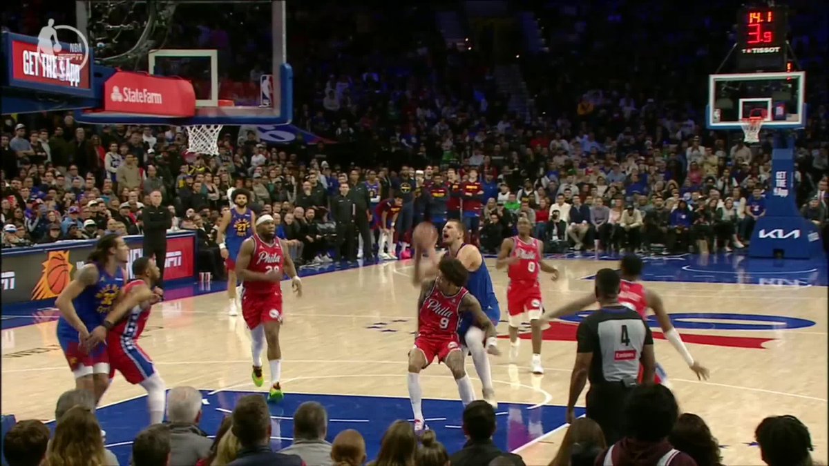 JOKIC WON'T BE DENIED WITH SECONDS LEFT IN PHILLY 🃏
