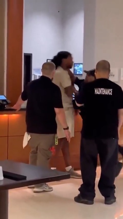 Man kicks in hotel door and is immediately taken down. Is the officer's response justified?