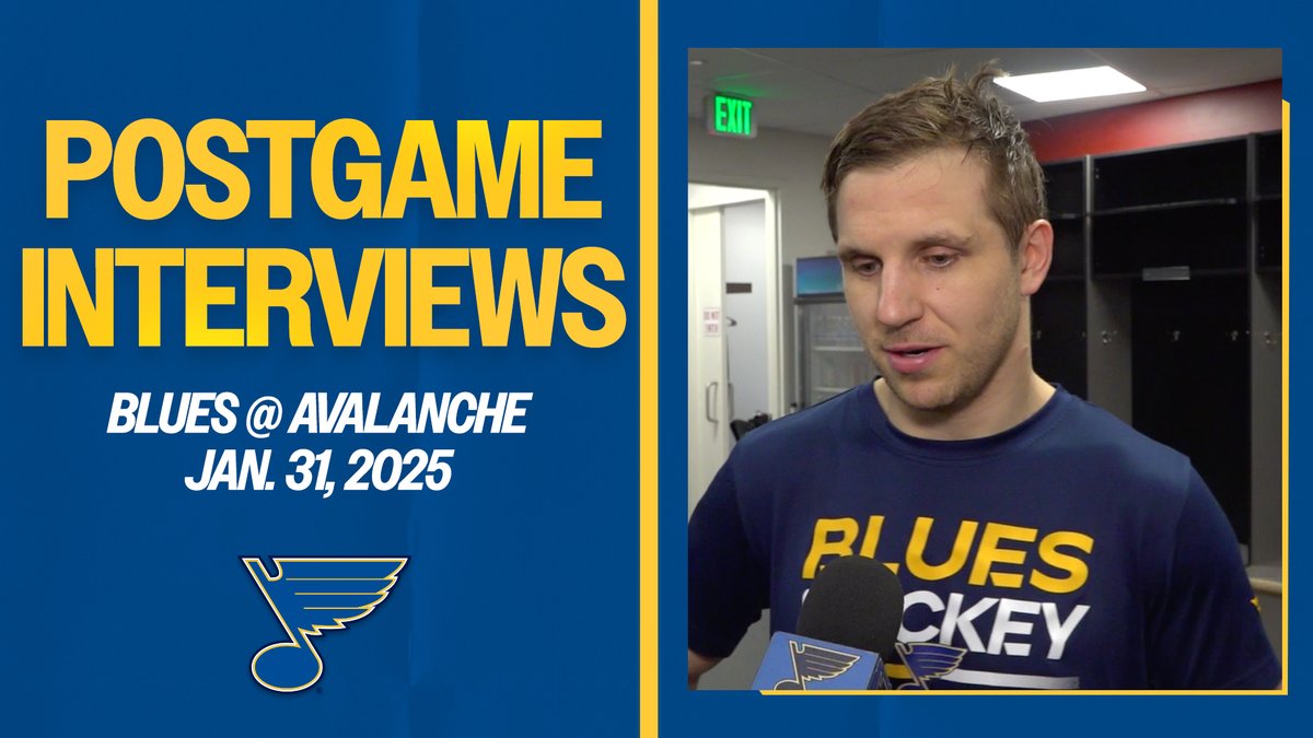 “We’ve got to be way better. All of us. Every single person in the locker room.” Brayden Schenn and Jim Montgomery after Friday’s game in Colorado. #stlblues