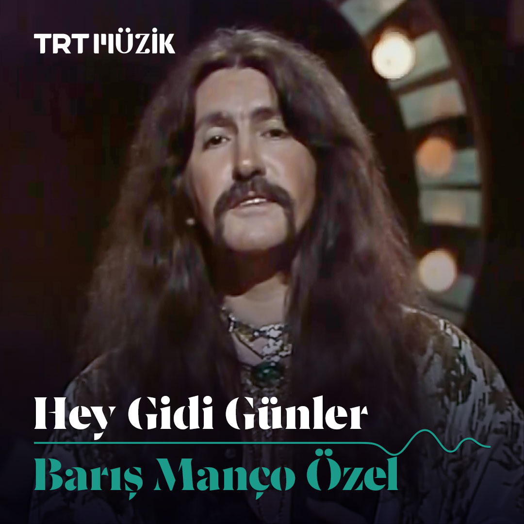 Barış Manço söylüyor, Kurtalan Ekspres eşlik ediyor: "Halhal" 🤗 "Hey Gidi Günler", Barış Manço özel bölümüyle bugün 12.30'da TRT Müzik'te. 🎞️