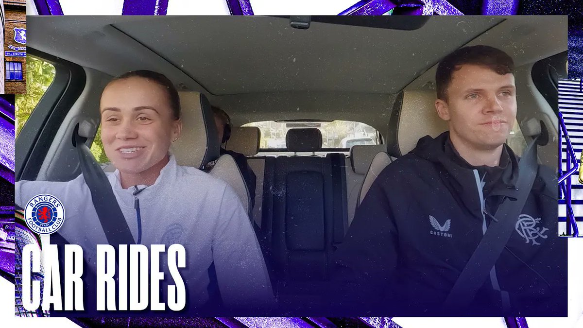 🚙 Car Rides | Ft. Leah Eddie 🎙️ Leah Eddie joined RangersTV to chat about her time at the club so far as we look ahead to Sunday's Scottish Cup match against Montrose. 🎟️
