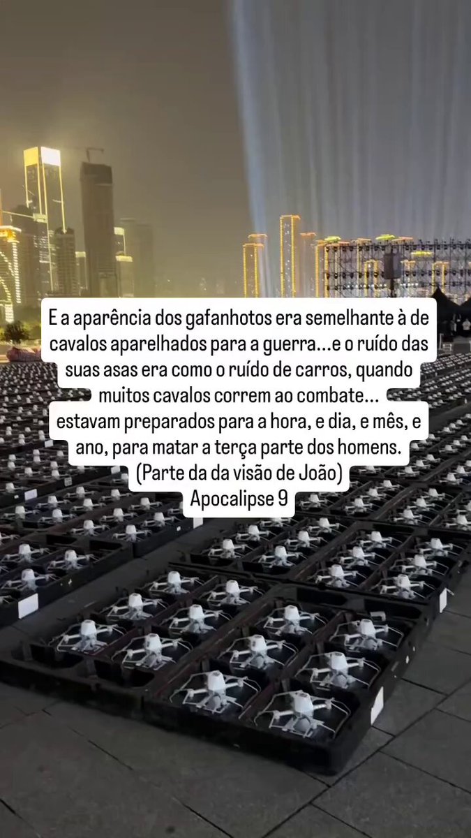 Acabei de ver esse video que compara DRONES com o que está escrito em Apocalipse 😱