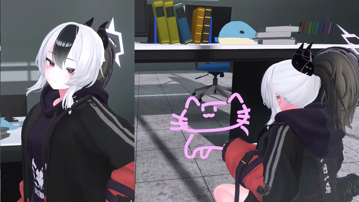 ブルーアー○イブのカヨコが好きなFriendへ向けて改変したら壊れた話 （動画撮影が上手くいってなかったため静止画） #VRChat