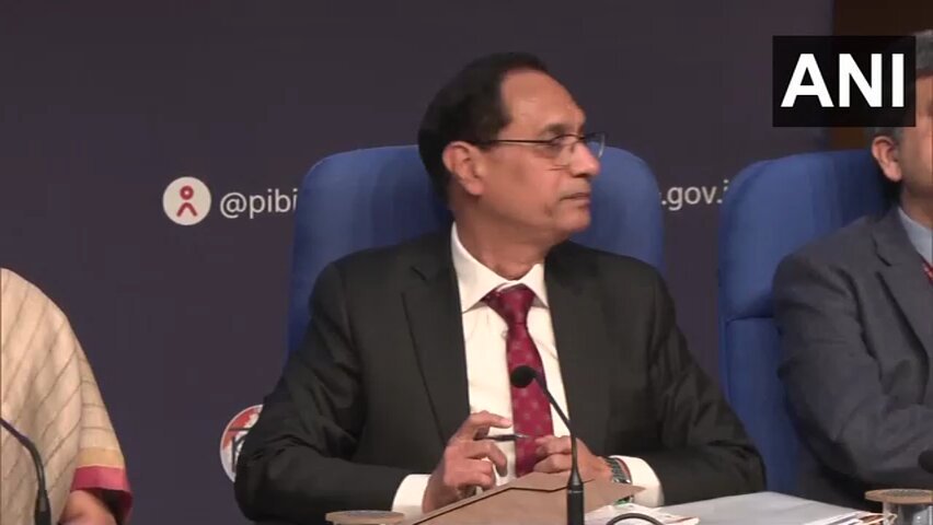 #WATCH | Delhi: Union Finance Minister Nirmala Sitharaman says, "If you compare what we have done today with what was done in 2014 under the Congress government...the change in rates has also benefited people earning Rs 24 lakh. Now they have Rs 2.6 lakh more than under the old system. So, it is not just those earning up to Rs 12 lakh who are benefited, because they do not have to pay any tax due to exemptions..."