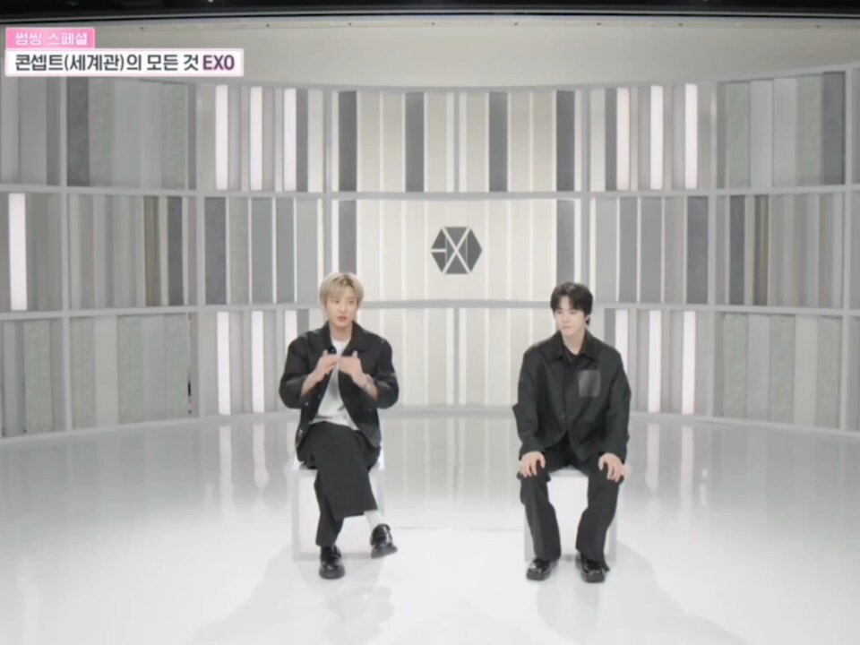 EXO and their worldview + superpower concept 🔥 : "I think EXO is the first group to have a full-blown worldview concept to this extent. The etymology of EXO comes from the word exoplanet, which means a planet outside the solar system, and we have this meaning that unknown beings from that planet outside the solar system will change K-Pop with their dance and song. We actually had that worldview with the concept of superpowers. So I'm in charge of fire 🔥 Can you see it? This is fire! 💧 : "I have the ability to freely use water. Can you see this?"