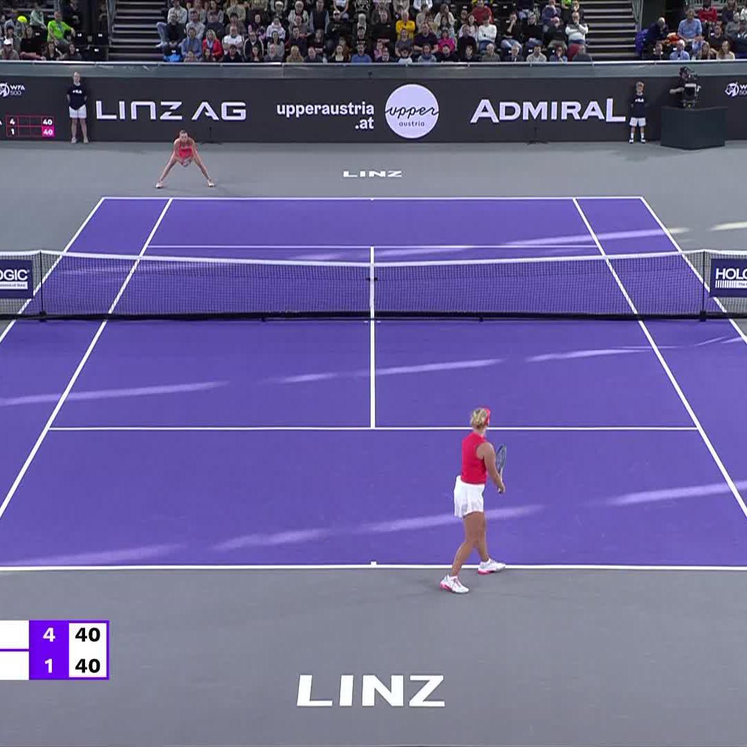 how?! HOW?! 😮 Dayana Yastremska | #WTALinz
