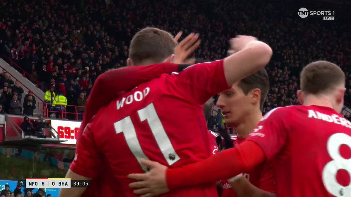 Chris Wood gets his hat-trick from 12 yards 🔥 📺 TNT Sports & discovery+ UK