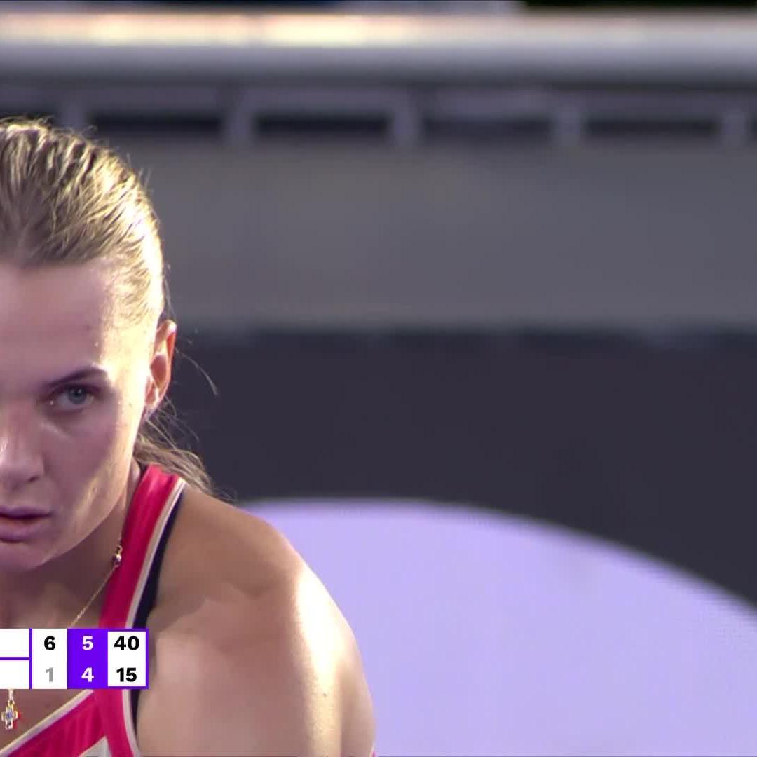 headed to the final! 🫶 Dayana Yastremska is into her first final since 2022 in Lyon after getting the better of Tauson 6-1, 6-4! #WTALinz