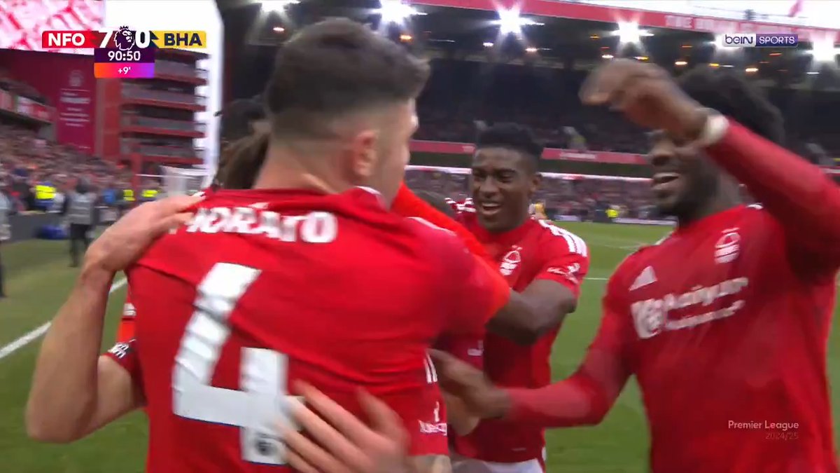 Dakika 90, skor 6-0 ama Nottingham'ın iştahı farkı 7'ye çıkarıyor 🔥