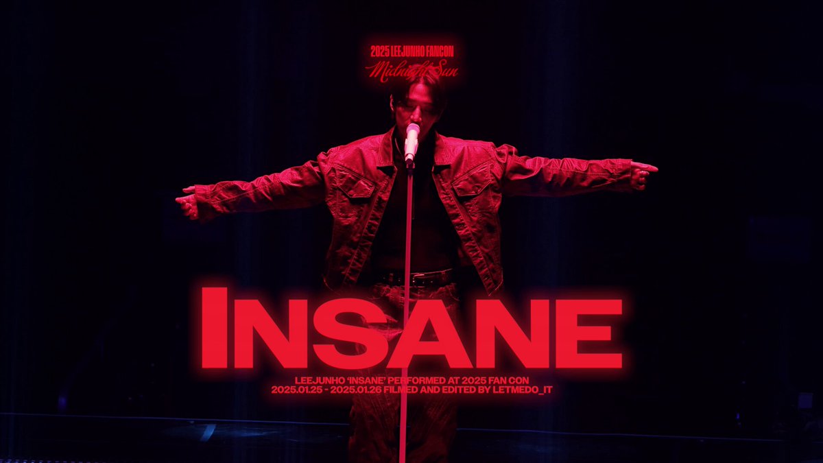 250125 - 250126 Midnight Sun INSANE #준호 #이준호 #JUNHO #LEEJUNHO #ジュノ