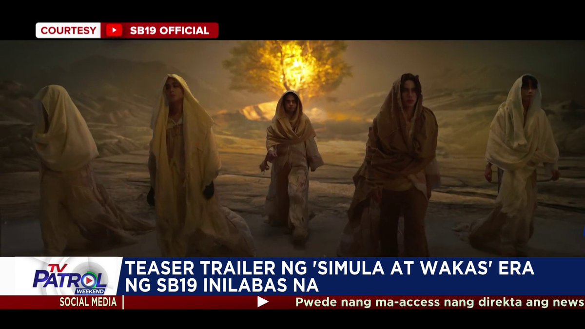 The P-pop kings are back. Sorpresang inilabas ng SB19 Official ang teaser trailer ng bago nilang extended play o EP na “Simula at Wakas.” #StarPatrol Buong balita: