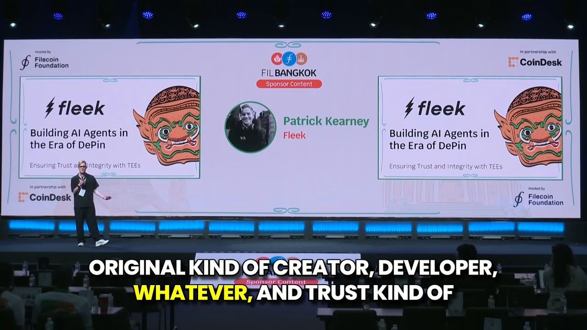 .Pat ⋆。⋆。°𓆉*ੈ‧₊˚ ༘⋆ from Fleek breaks down how AI, Web3, and trust intersect. As AI agents become more powerful, ensuring they remain independent, verifiable, and secure is key. Trusted Execution Environments (TEEs) protect sensitive computations while maintaining transparency.