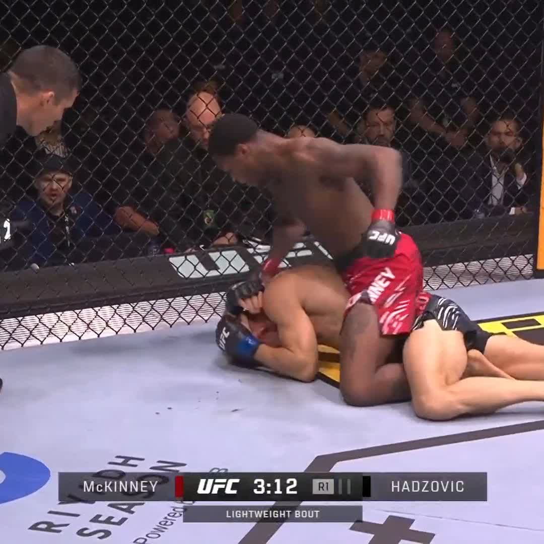🚨 Encore un finish au premier round pour Terrance McKinney !! 😮 #UFCSaudiArabia
