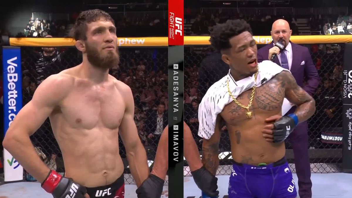 What a FIGHT! #UFCSaudiArabia Vinicius Oliveira beats Said Nurmagomedov by unanimous decision 💥 #RiyadhSeason | موسم الرياض | Riyadh Season