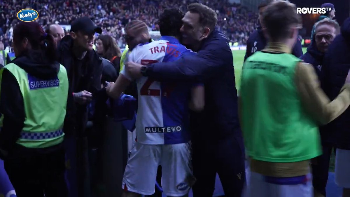📹 𝗕𝗲𝗻𝗰𝗵 𝗖𝗮𝗺 👁️ POV: You're on the #Rovers bench for the nerve-wracking final moments of our 2-1 derby win over neighbours Preston North End. #ROVvPNE 🔵⚪️