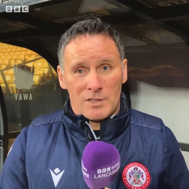 🔴 "So disappointed. I went into the changing room and said I'm absolutely gutted for them." #Accrington Stanley assistant manager Ged Brannan #asfc | #bbcfootball