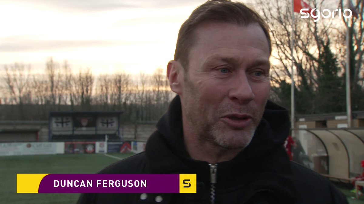 "Just to play football and enjoy it!" ❤️ Sgwrs gyda Duncan Ferguson 🤝 We caught up with Everton legend Duncan Ferguson after his son Cameron made his debut for Connah's Quay Nomads FC today.