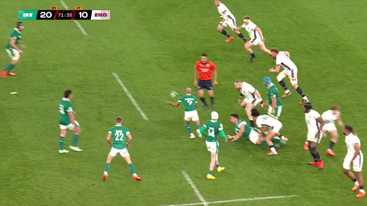 The pass, the finish. Brilliant from Dan Sheehan. #IREvENG